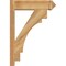 Ekena Millwork Merced Rough Sawn Arts and Crafts Outlooker, Western Red Cedar, 6"W x 20"D x 28"H OUT06X20X28MRC03RWR - alternate 3